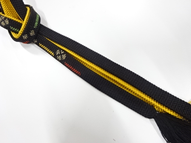 正絹　手組帯締め